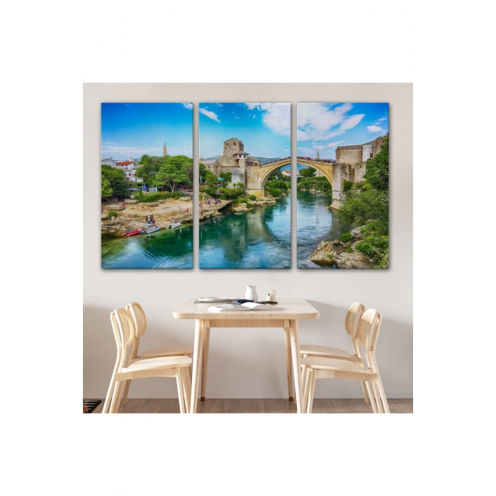 Mostar Köprüsü Kanvas Duvar Tablosu-1115