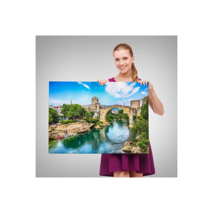 Mostar Köprüsü Kanvas Duvar Tablosu-1115