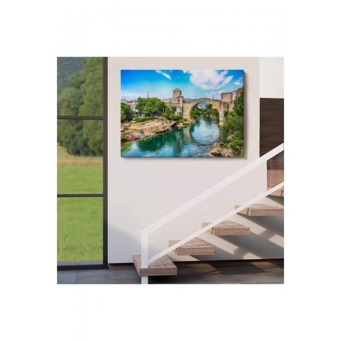 Mostar Köprüsü Kanvas Duvar Tablosu-1115
