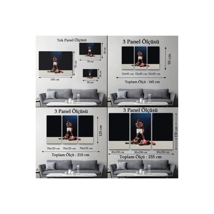 Muhammet Ali Kanvas Tablo-5074