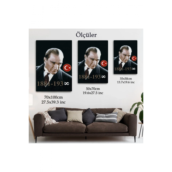 Mustafa Kemal Atatürk Duvar Tablosu -6446