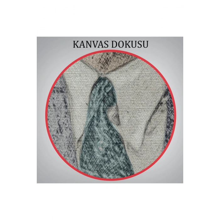 Mustafa Kemal Atatürkün Kalem Eskizi Portre Çizimi Dekoratif Kanvas Tablo-DC-80