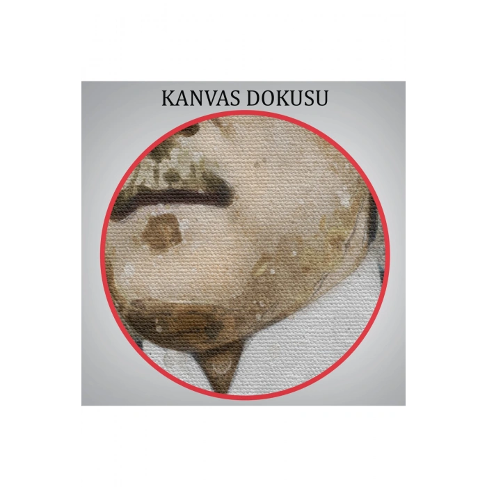 Mustafa Kemal Atatürkün Suluboya Görünümlü Portresi Dekoratif Kanvas Tablo-DA-78