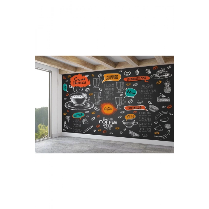 Mutfak Cafe ve Restoran İçin Modern Duvar Kağıdı-5764