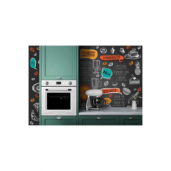 Mutfak Cafe ve Restoran İçin Modern Duvar Kağıdı-5764