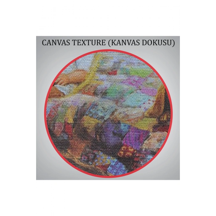 Mutluluğun Resmi Dianne Dengelin Eseri Kanvas Tablosu-6661