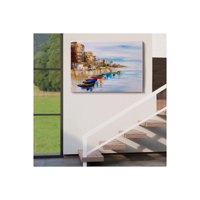 Mykonos Limanı Duvar Tablosu-1209