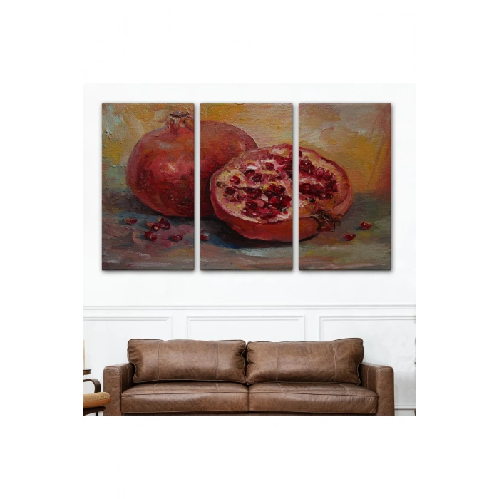 Nar Yağlı Boya Görünümlü Klasik Sanat Tablosu-1230