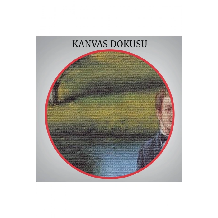 Nehir Kenarında Sevgilisini Bekleyen Kadın Tablosu-6258