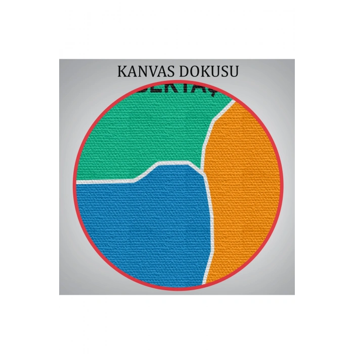 Nevşehir İli ve İlçeler Haritası  Dekoratif Kanvas Tablo 1427