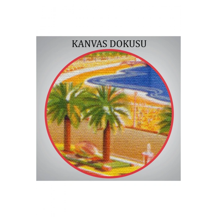 Nice Sahil Yolu Duvar Tablosu-6440