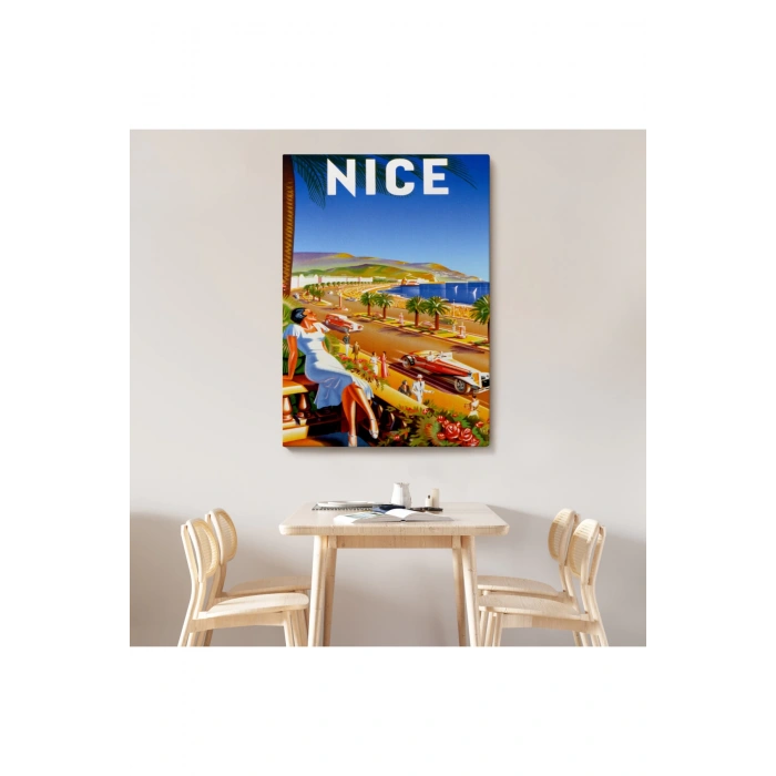 Nice Sahil Yolu Duvar Tablosu-6440