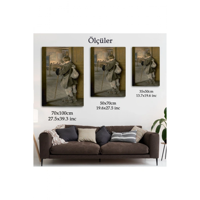 Nikolay Bogdanov Belskyin Sınıfın Kapıdında Tablosu-6341