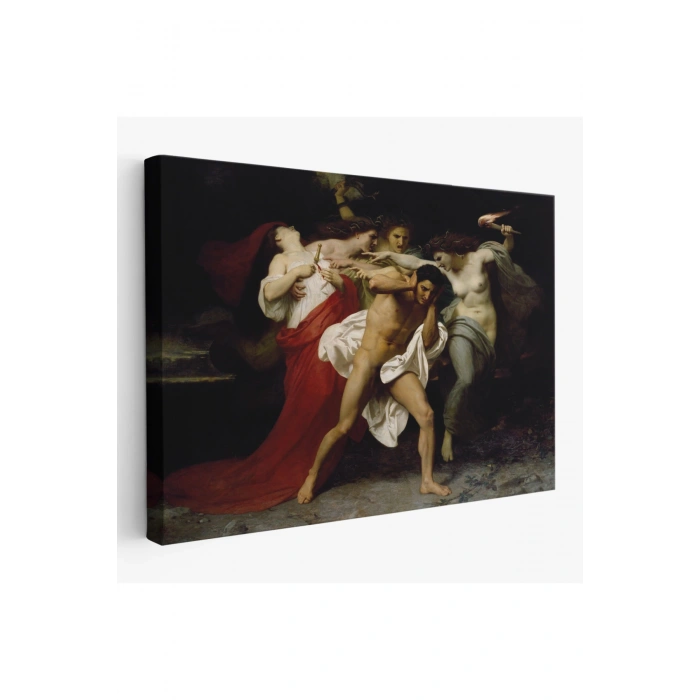 Orestesin Pişmanlığı veya Öfkelilerin Peşinde - William-Adolphe Bouguereau-6555