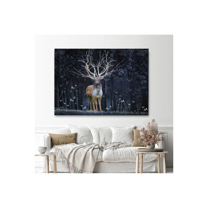 Ormandaki Geyik Tablosu-6566