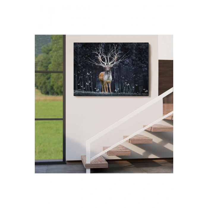 Ormandaki Geyik Tablosu-6566