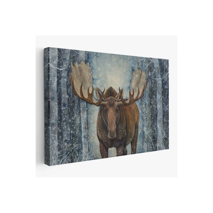 Ormandaki Geyik Tablosu-6644