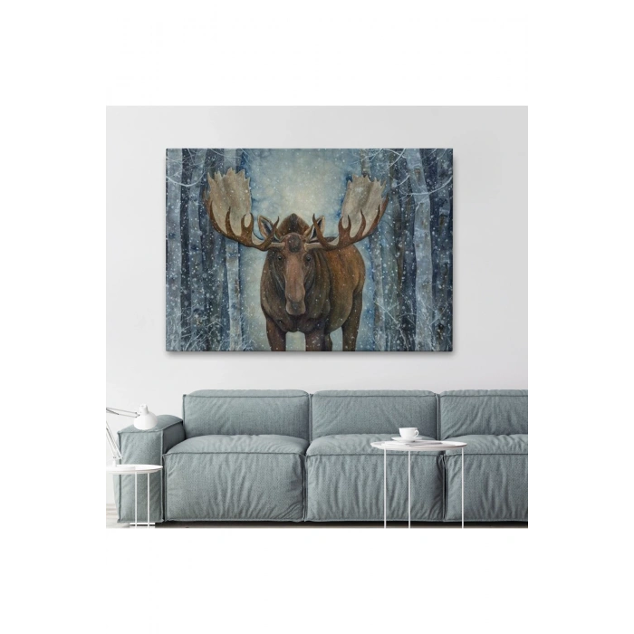 Ormandaki Geyik Tablosu-6644