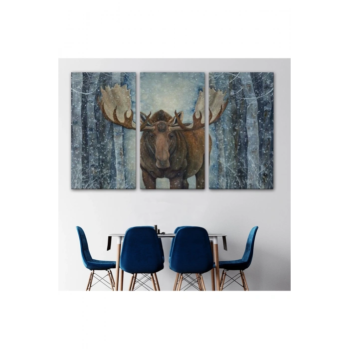 Ormandaki Geyik Tablosu-6644