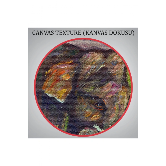 Ormandaki Yavru Fil ve Anne Fil Tablosu-1242