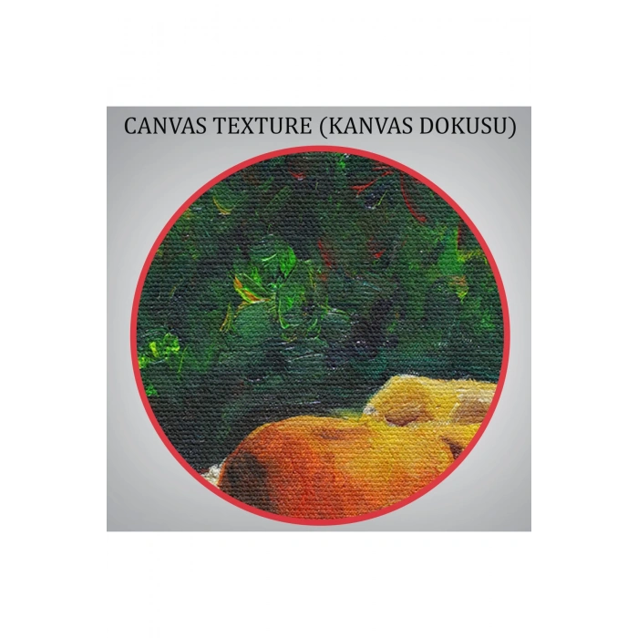 Otlayan Boğa Kanvas Duvar Tablosu-1183