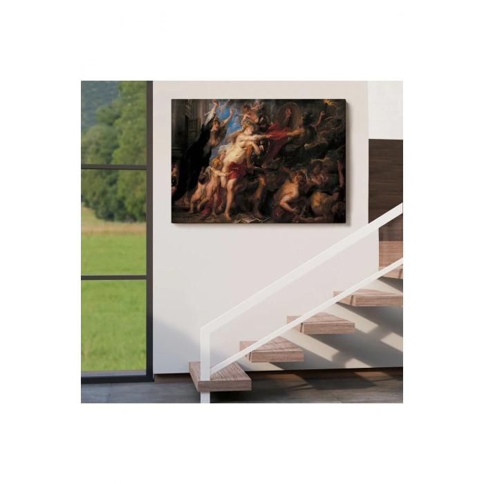 Peter Paul Rubens’in Savaşın Sonuçları Tablosu-6655