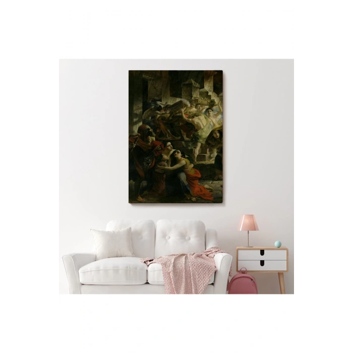Pompeiinin Son Günü Karl Pavlovich Bryullov Kanvas Tablo-6362