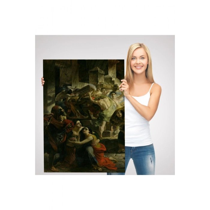 Pompeiinin Son Günü Karl Pavlovich Bryullov Kanvas Tablo-6362