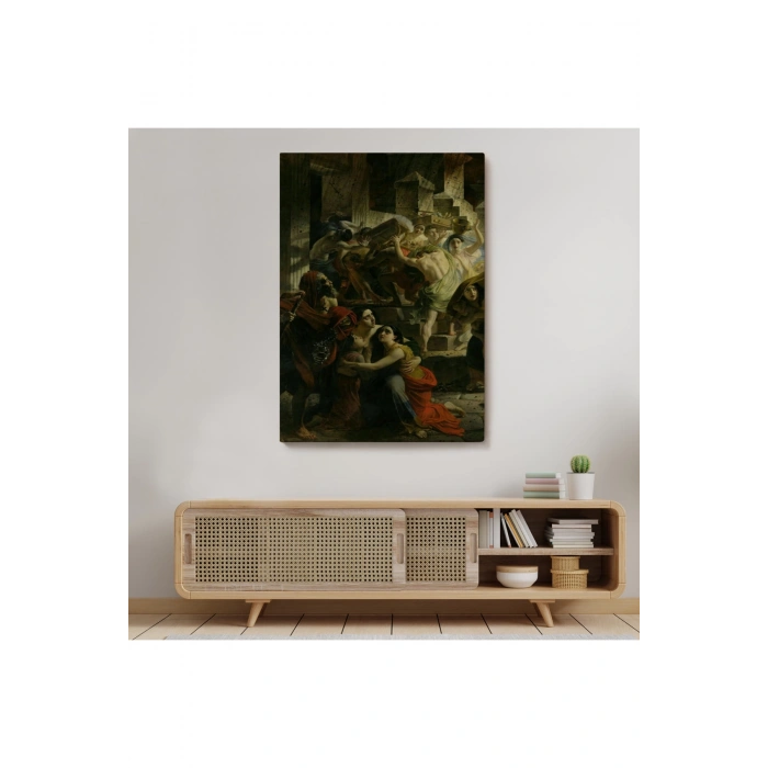 Pompeiinin Son Günü Karl Pavlovich Bryullov Kanvas Tablo-6362