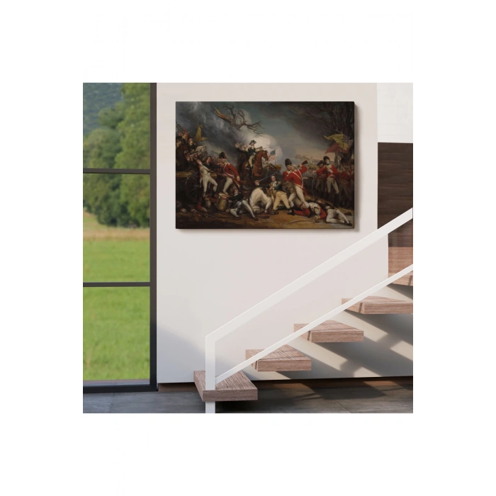 Princeton Savaşında General Mercerin Ölümü Tablo- -6548