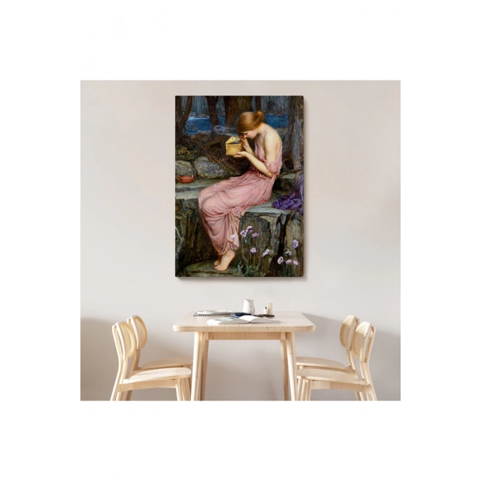 Psyche Altın Kutuyu Açıyor Yunan Mitolojisi Duvar Tablosu-6261