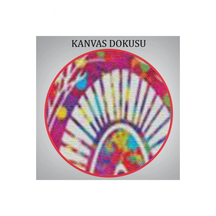 Renkli Diş, Diş Hekimi Duvar Tablosu-6300