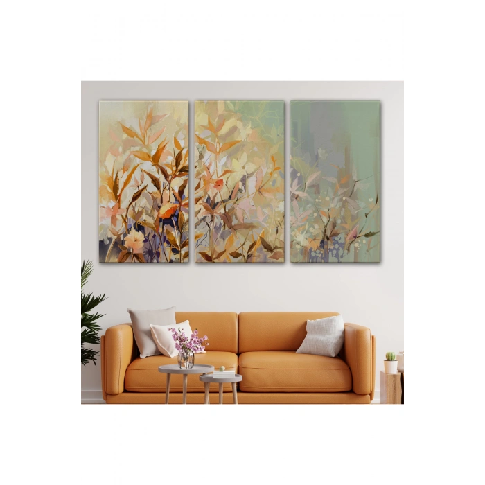 Renkli Yapraklar Duvar Tablosu-1240