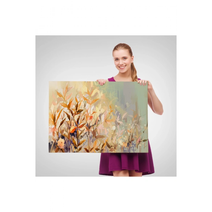 Renkli Yapraklar Duvar Tablosu-1240