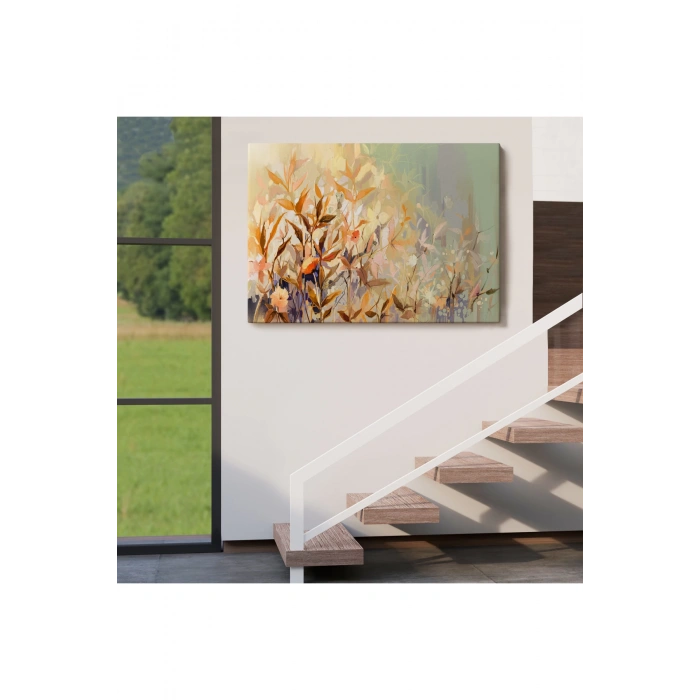 Renkli Yapraklar Duvar Tablosu-1240