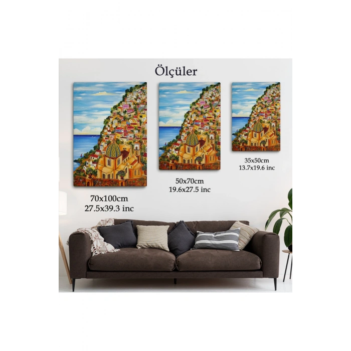 Roberto Gagliardinin Positano İsimli Tablosu-6328