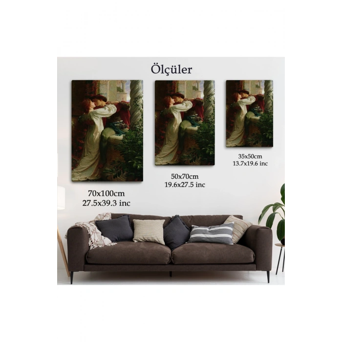 Romeo ve Juliet Dekoratif Duvar Tablosu-6312