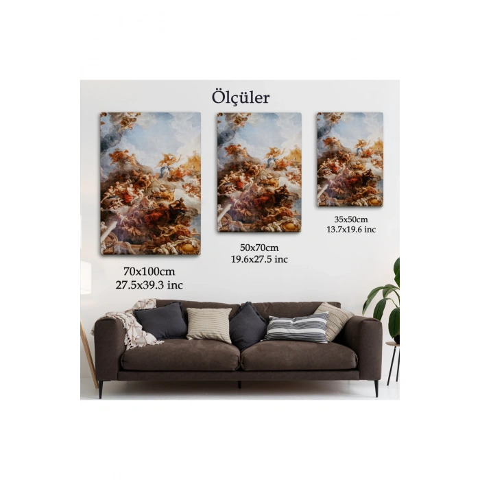 Rönesans Melekleri Dekoratif Duvar Tablosu-6229