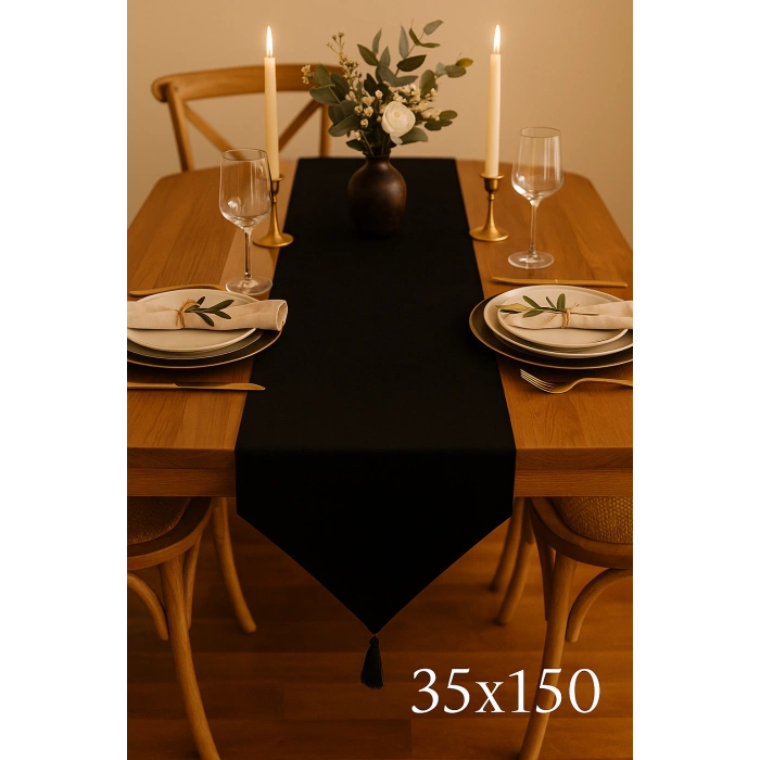 Simela Lüks Runner Masa Örtüsü 35 x 150 cm