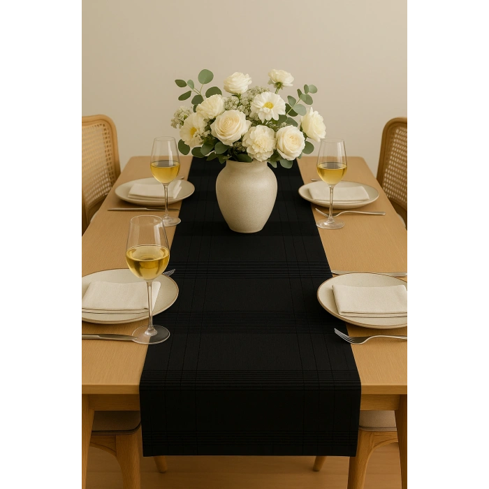 Runner Masa Örtüsü Jasmin Keten 35 x 150 cm