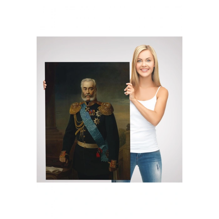 Rus imparatorluğu Generali Alexander Vladimirovich Adlerberg Tablosu-6359