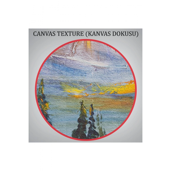 Rusya Karlı Dağları Manzarası Duvar Tablosu-1235