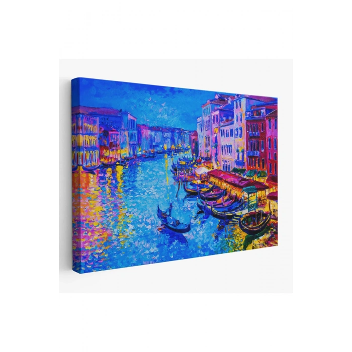 Rusya Neva Nehri Manzarası Duvar Tablosu-1207