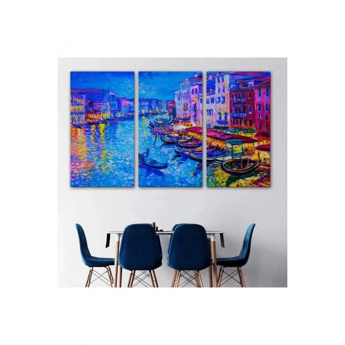 Rusya Neva Nehri Manzarası Duvar Tablosu-1207