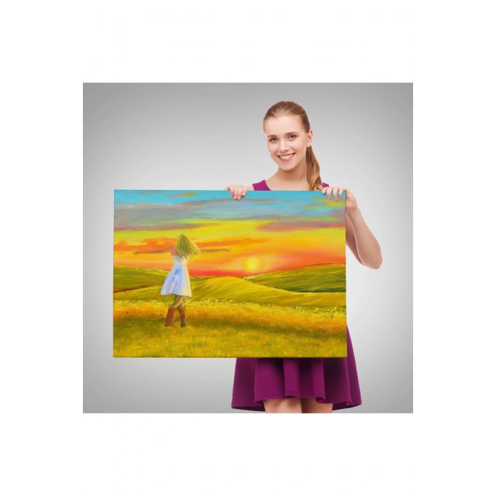 Şabat Ayinin de Ateş Etrafında Dans Eden Kadınlar Tablosu-6568