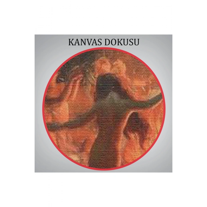 Şabat Ayinin de Ateş Etrafında Dans Eden Kadınlar Tablosu - Fire Dance-6589