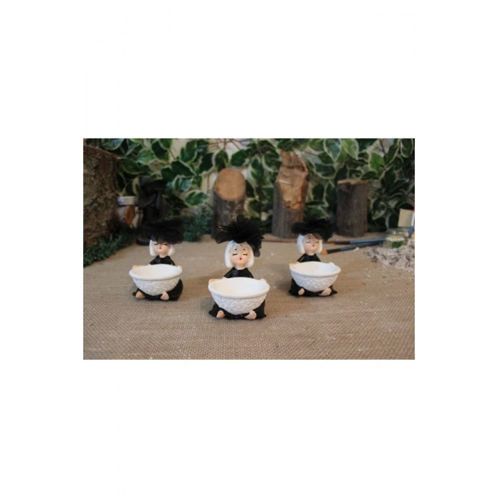 Şahtsrm 6 Adet Lokumcu Kız Kahve Yanı Sunum Lokumluk