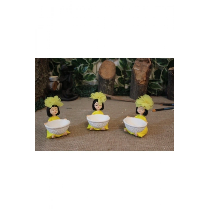 Şahtsrm 6 Adet Lokumcu Kız Kahve Yanı Sunum Lokumluk