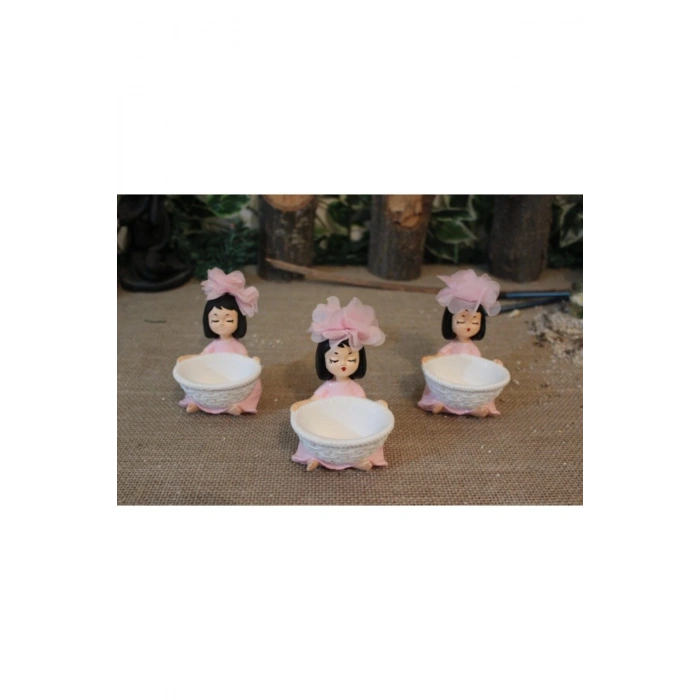 Şahtsrm 6 Adet Lokumcu Kız Kahve Yanı Sunum Lokumluk