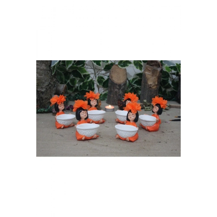 Şahtsrm 6 Lı Lokumcu Kız Kahve Yanı Sunum Lokumluk